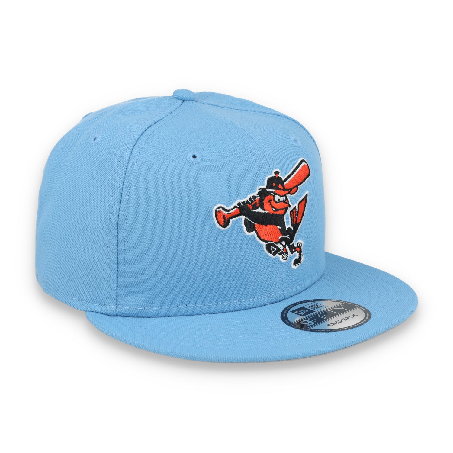 New Era  Baltimore Orioles Cooperstown Evergreen 9FIFTY Snapback Hat - Sky Blue