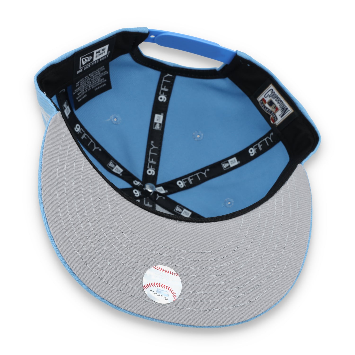 New Era  Baltimore Orioles Cooperstown Evergreen 9FIFTY Snapback Hat - Sky Blue