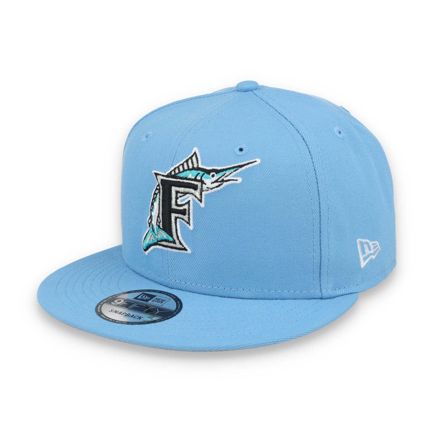New Era Florida Marlins Cooperstown Evergreen 9FIFTY- Sky Blue