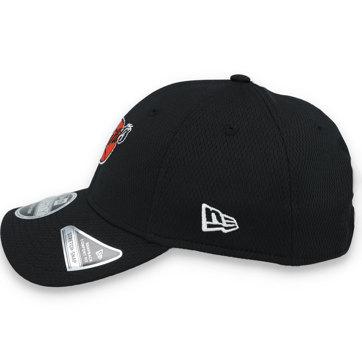 New Era San Francisco Giants Clubhouse "GIANTS" 9FORTY Stretch-Snap Hat-Black