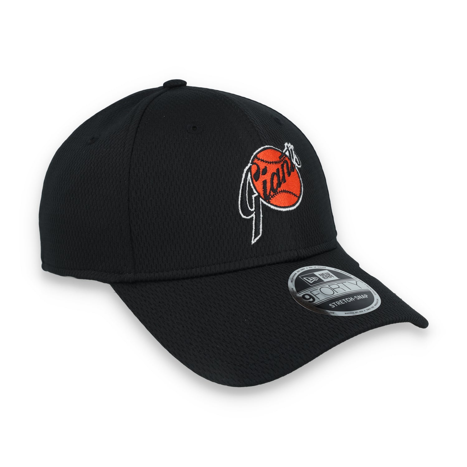 New Era San Francisco Giants Clubhouse "GIANTS" 9FORTY Stretch-Snap Hat-Black