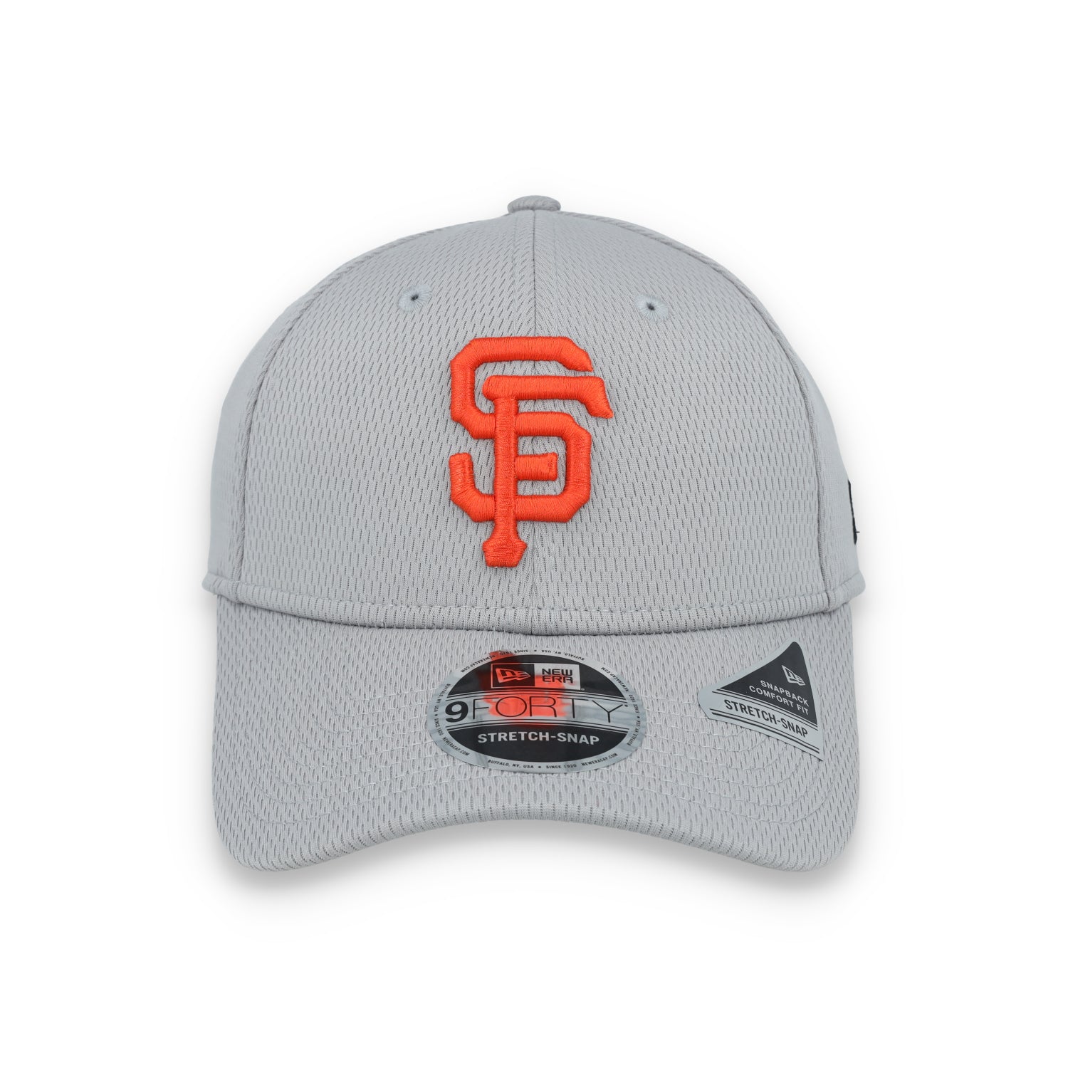 New Era San Francisco Giants Clubhouse 9FORTY Stretch-Snap Hat-Grey