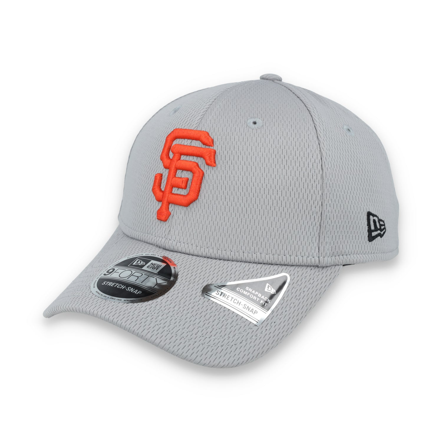 New Era San Francisco Giants Clubhouse 9FORTY Stretch-Snap Hat-Grey