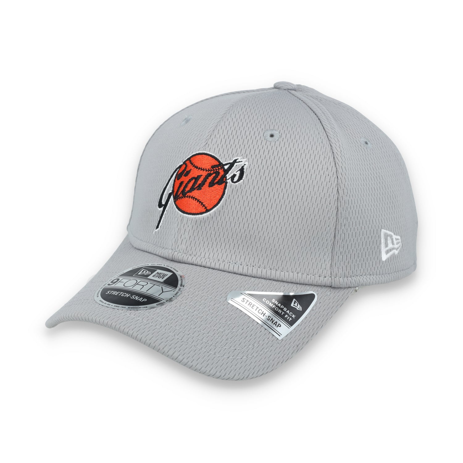 New Era San Francisco Giants Clubhouse 9FORTY Stretch-Snap Hat-Grey