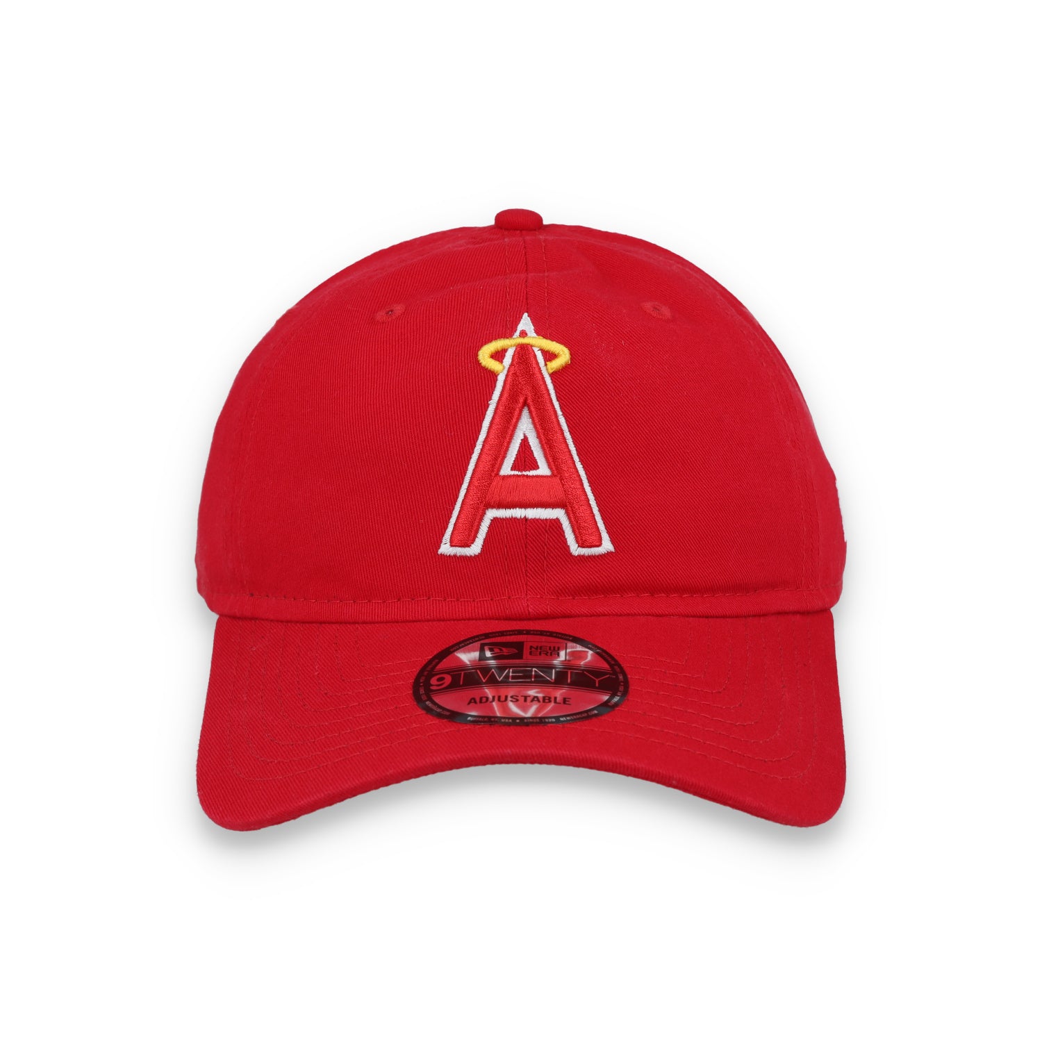 New Era California Angels Core Classic 2.0 Cooperstown Collection 9Twenty Adjustable Hat-Red