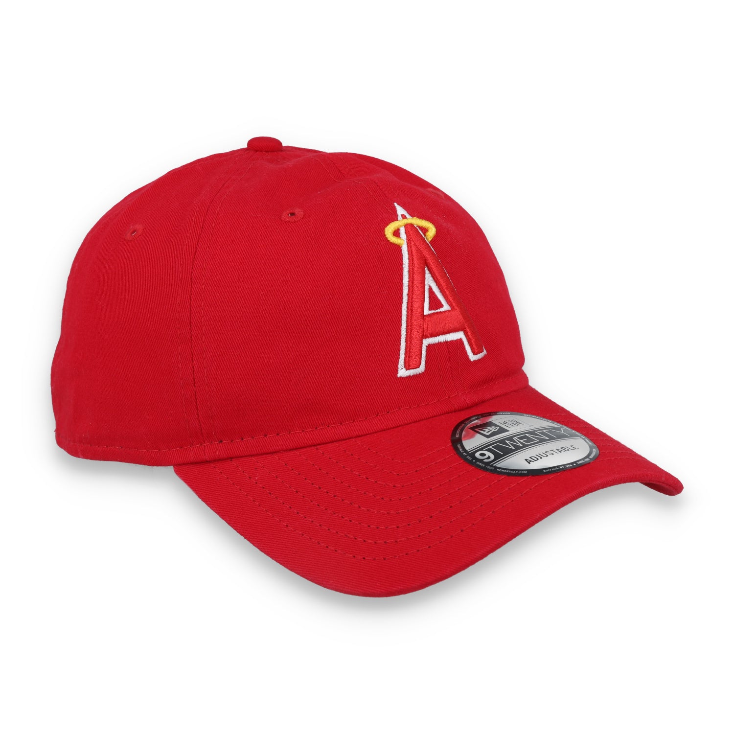 New Era California Angels Core Classic 2.0 Cooperstown Collection 9Twenty Adjustable Hat-Red