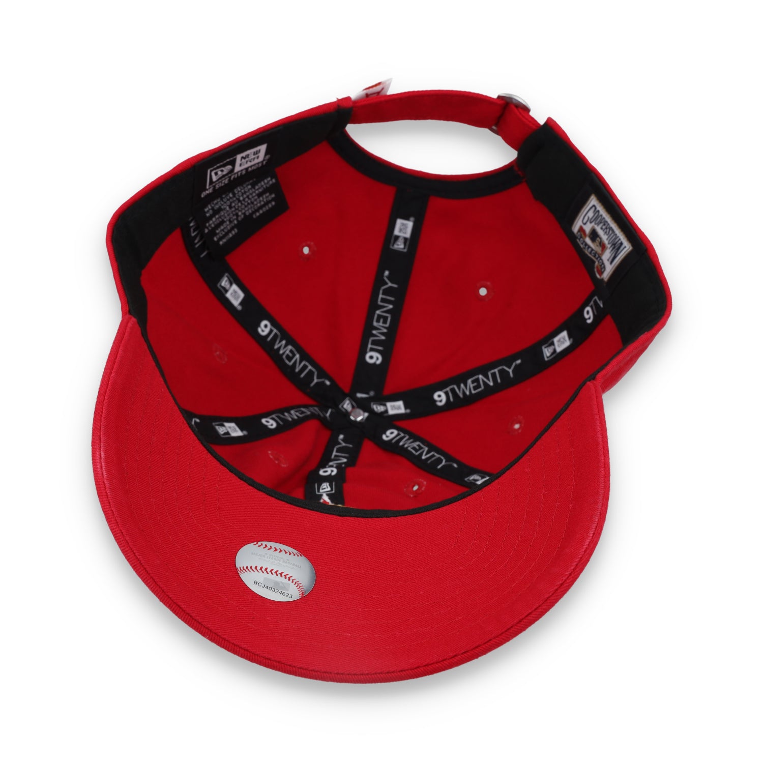 New Era California Angels Core Classic 2.0 Cooperstown Collection 9Twenty Adjustable Hat-Red