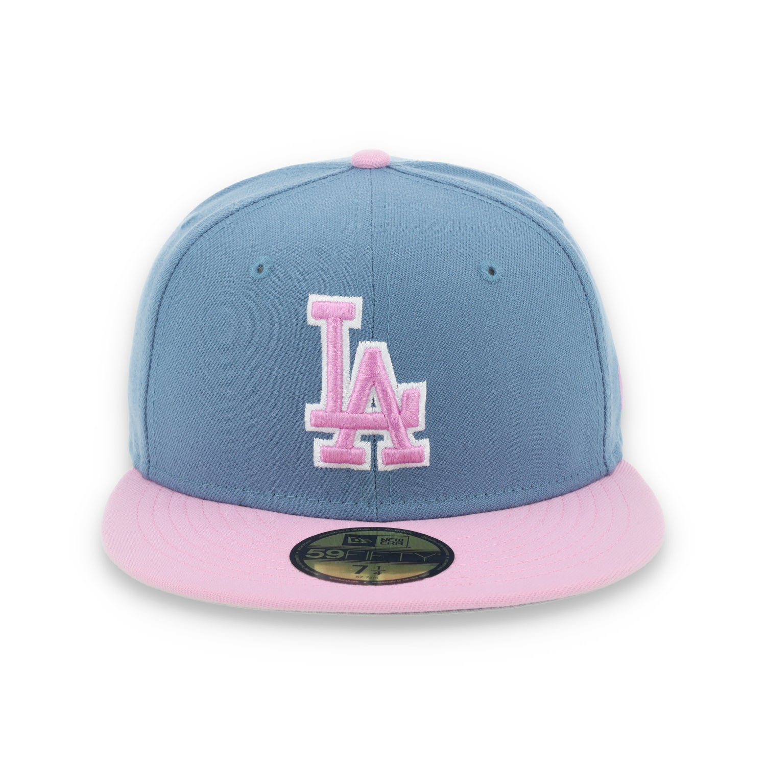 New Era Los Angeles Dodgers Color Pack 59FIFTY Fitted Hat-Light Blue /Pink