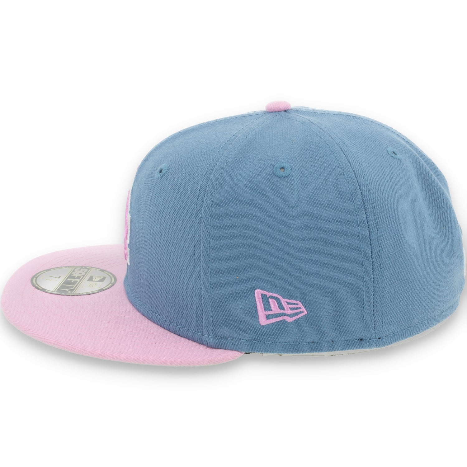 New Era Los Angeles Dodgers Color Pack 59FIFTY Fitted Hat-Light Blue /Pink