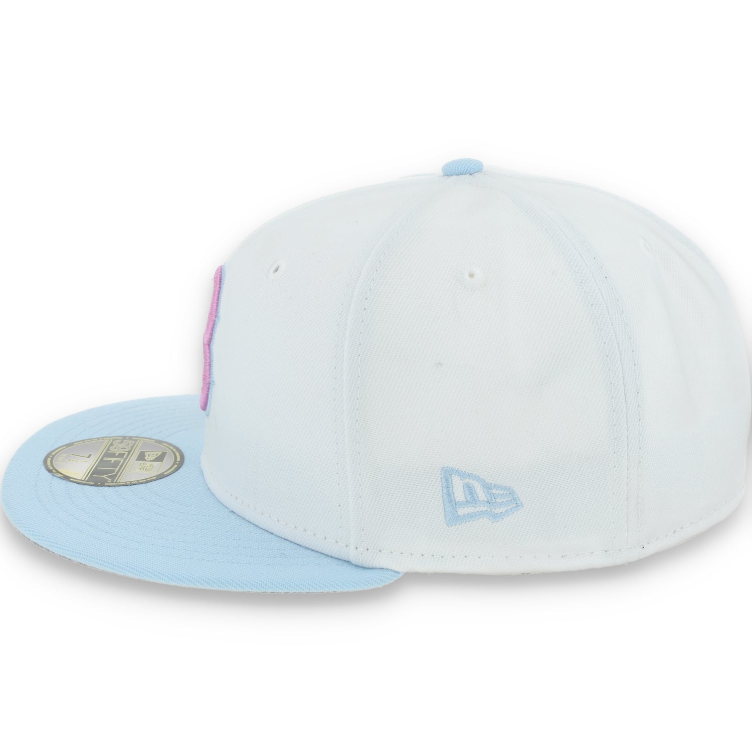 New Era Boston Red Sox Color Pack 59FIFTY Fitted Hat-White/Light Blue /Pink