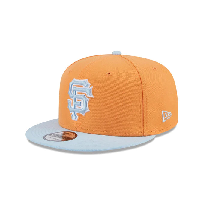 New Era San Francisco Giants Color Pack 2-Tone 9FIFTY Snapback Hat-Orange/Blue