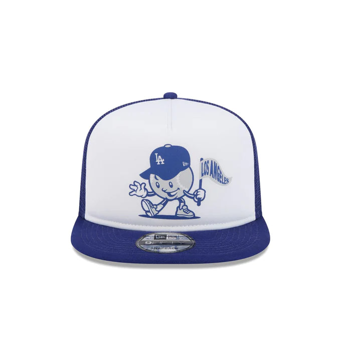 New Era  Los Angeles Dodgers Mascot Court Sport 9FIFTY A-Frame Trucker Hat