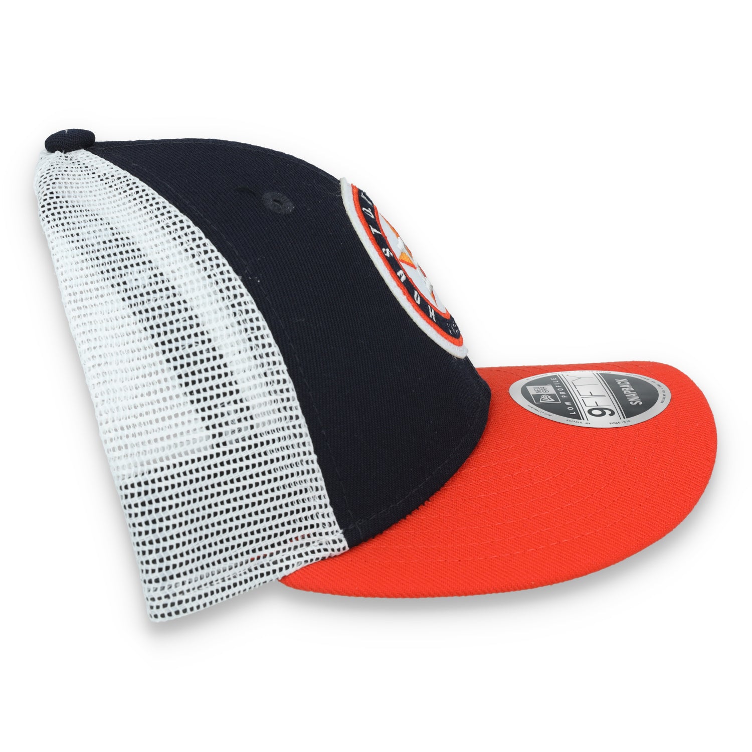 New Era Houston Astros Throwback Low Profile 9FIFTY Trucker Snapback Hat