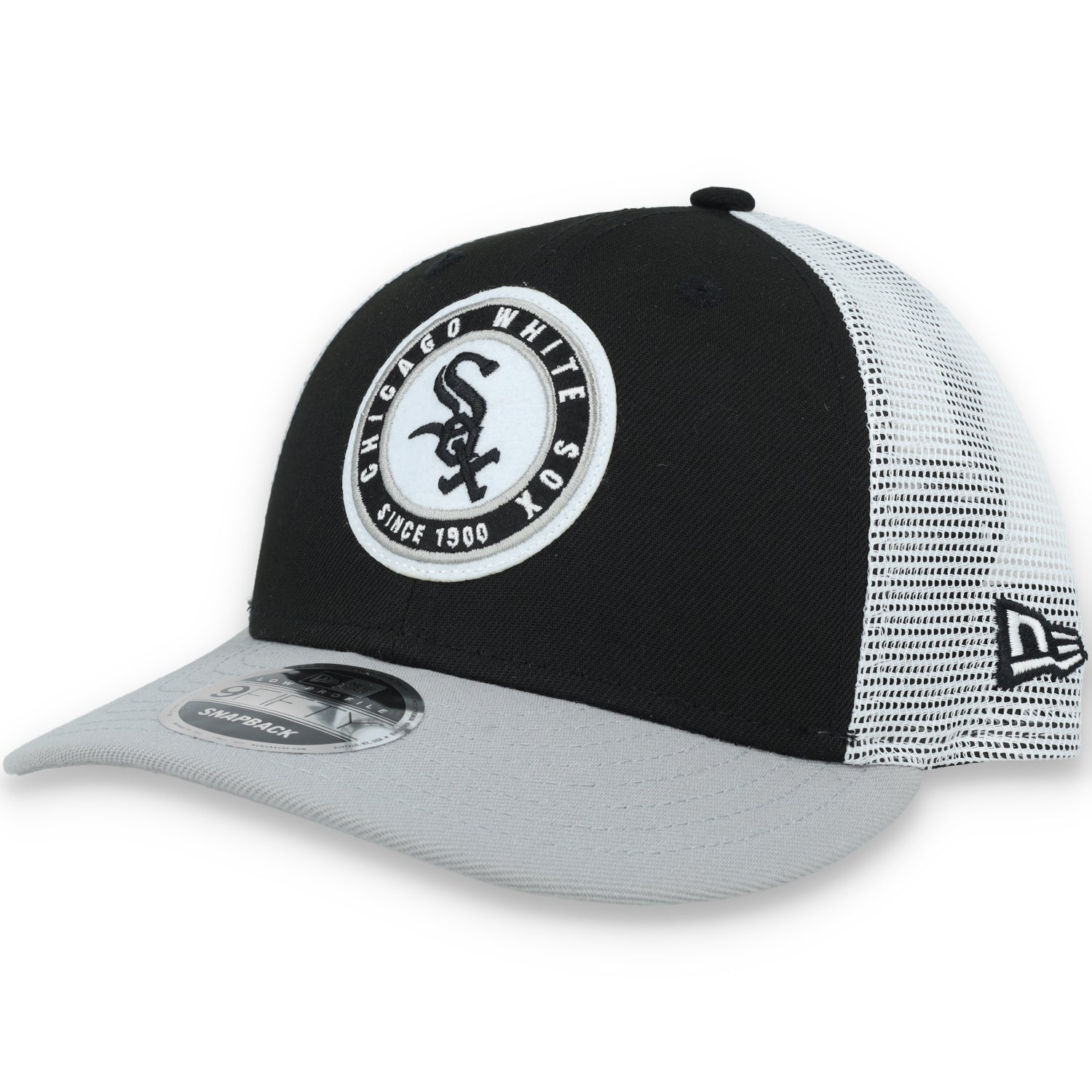 New Era Chicago White Sox Throwback Low Profile 9FIFTY Trucker Snapback Hat