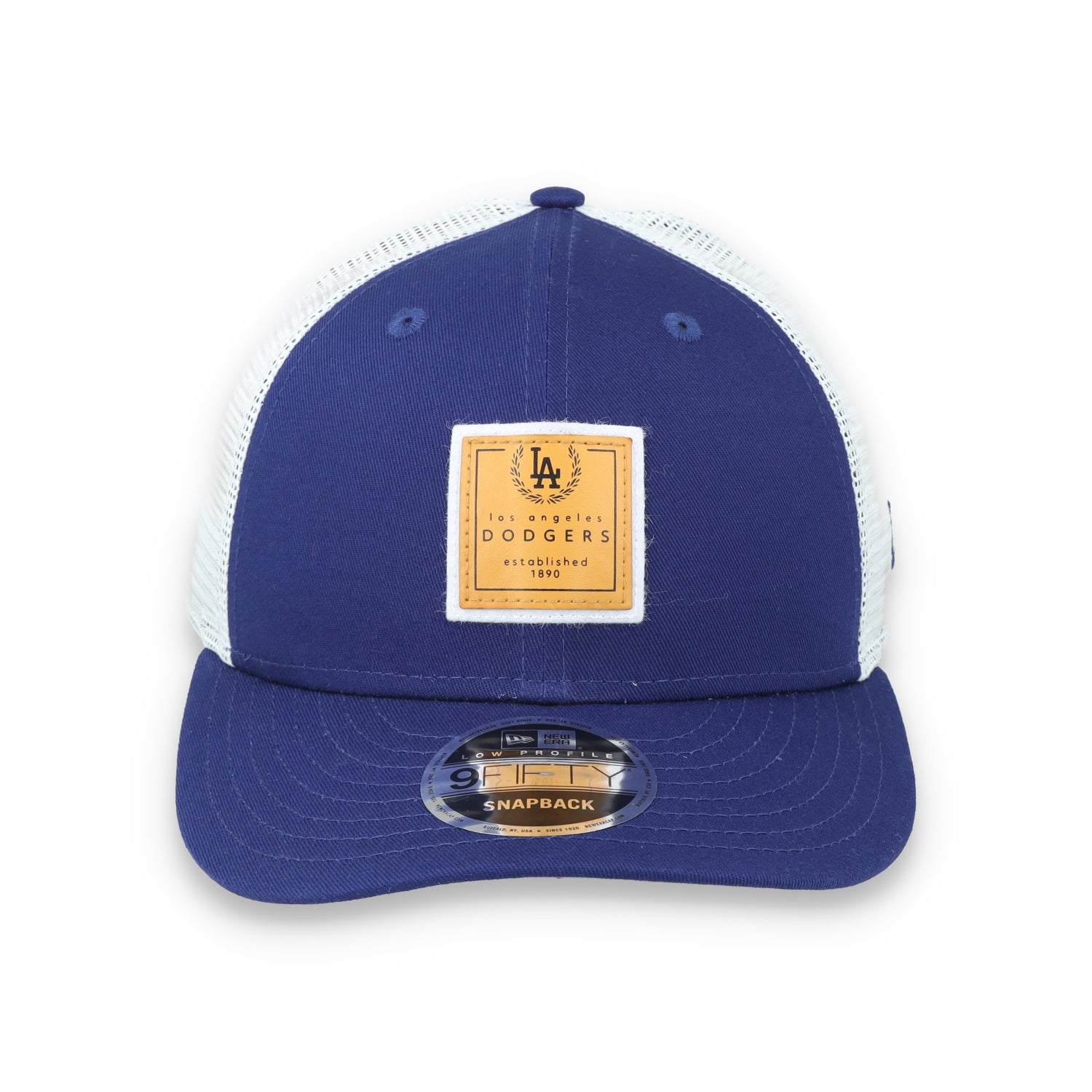 New Era Los Angeles Dodgers Court Sport Low Profile 9FIFTY Trucker Snapback Hat