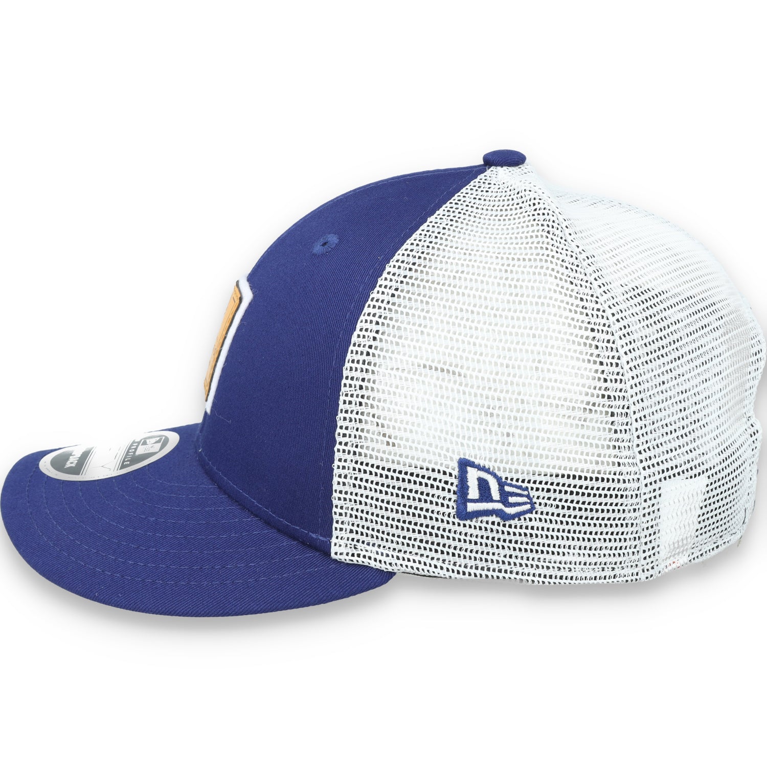New Era Los Angeles Dodgers Court Sport Low Profile 9FIFTY Trucker Snapback Hat