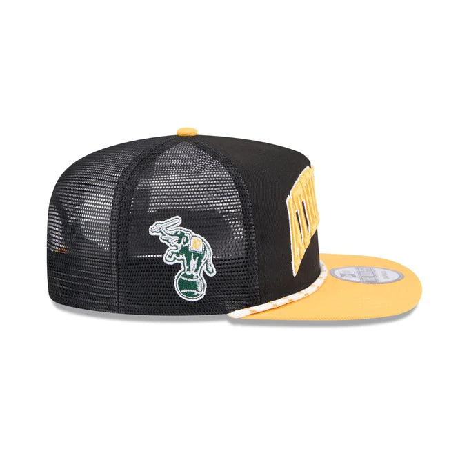 New Era Oakland Athletics Throwback The Golfer Snapback Hat