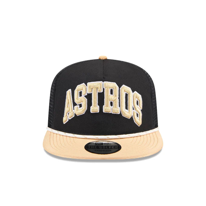 New Era Houston Astros Throwback The Golfer Snapback Hat