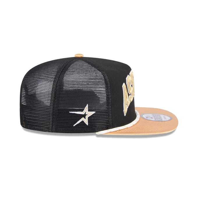New Era Houston Astros Throwback The Golfer Snapback Hat