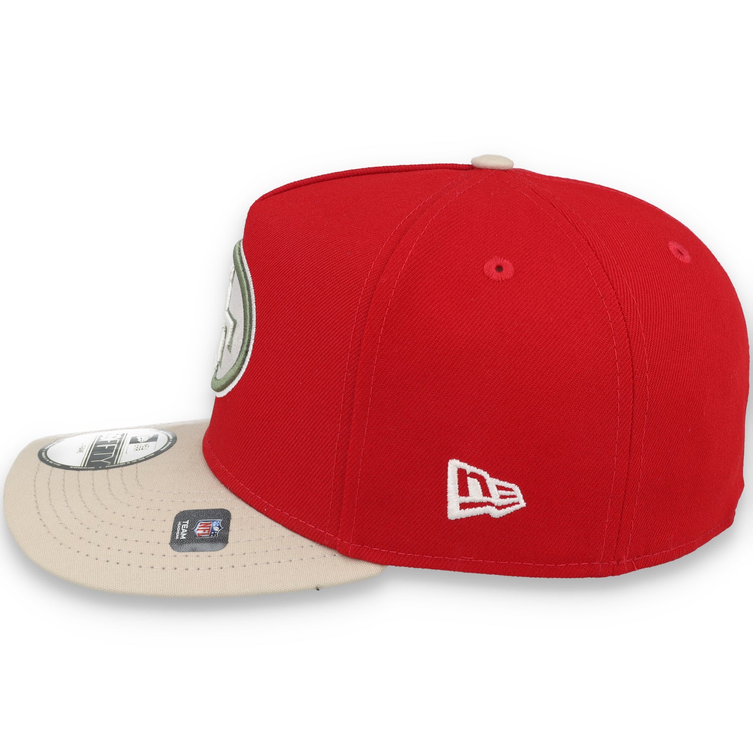 New Era San Francisco 49ers 70th Anniversary Side Patch Canvas A-Frame 59FIFTY Fitted Hat