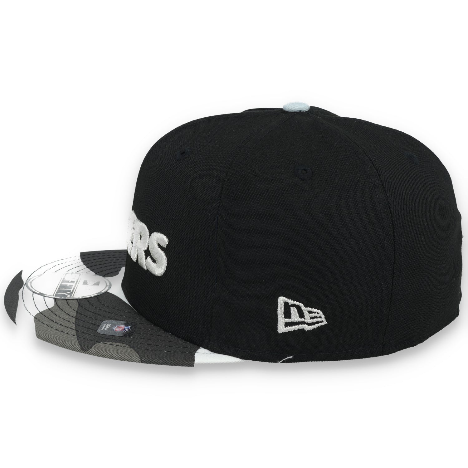 New Era Las Vegas Raiders XVII Super Bowl Side Patch Metallic Camo 59FIFTY Fitted Hat