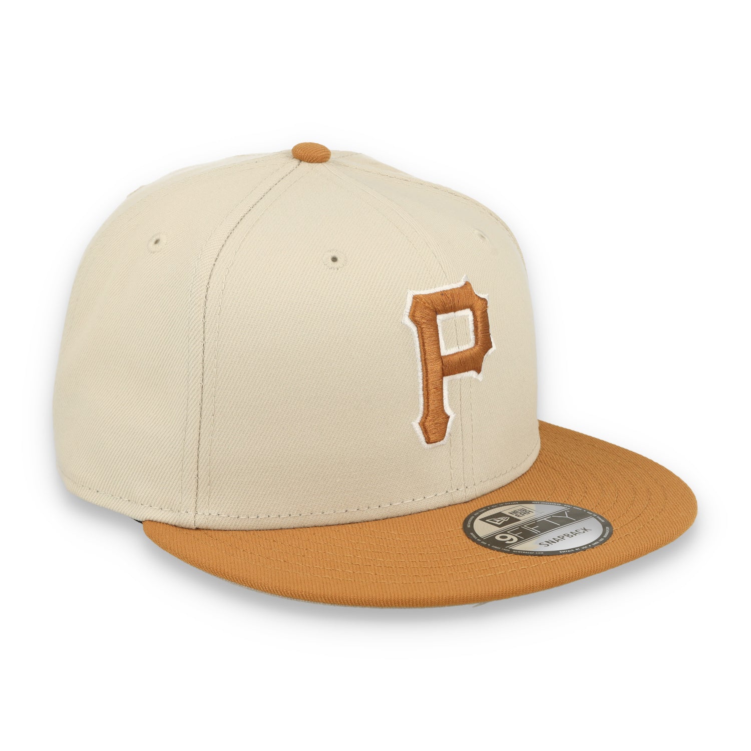 New Era Pittsburg Pirates Color Pack 9FIFTY Snapback Hat-Stone/Light Bronze