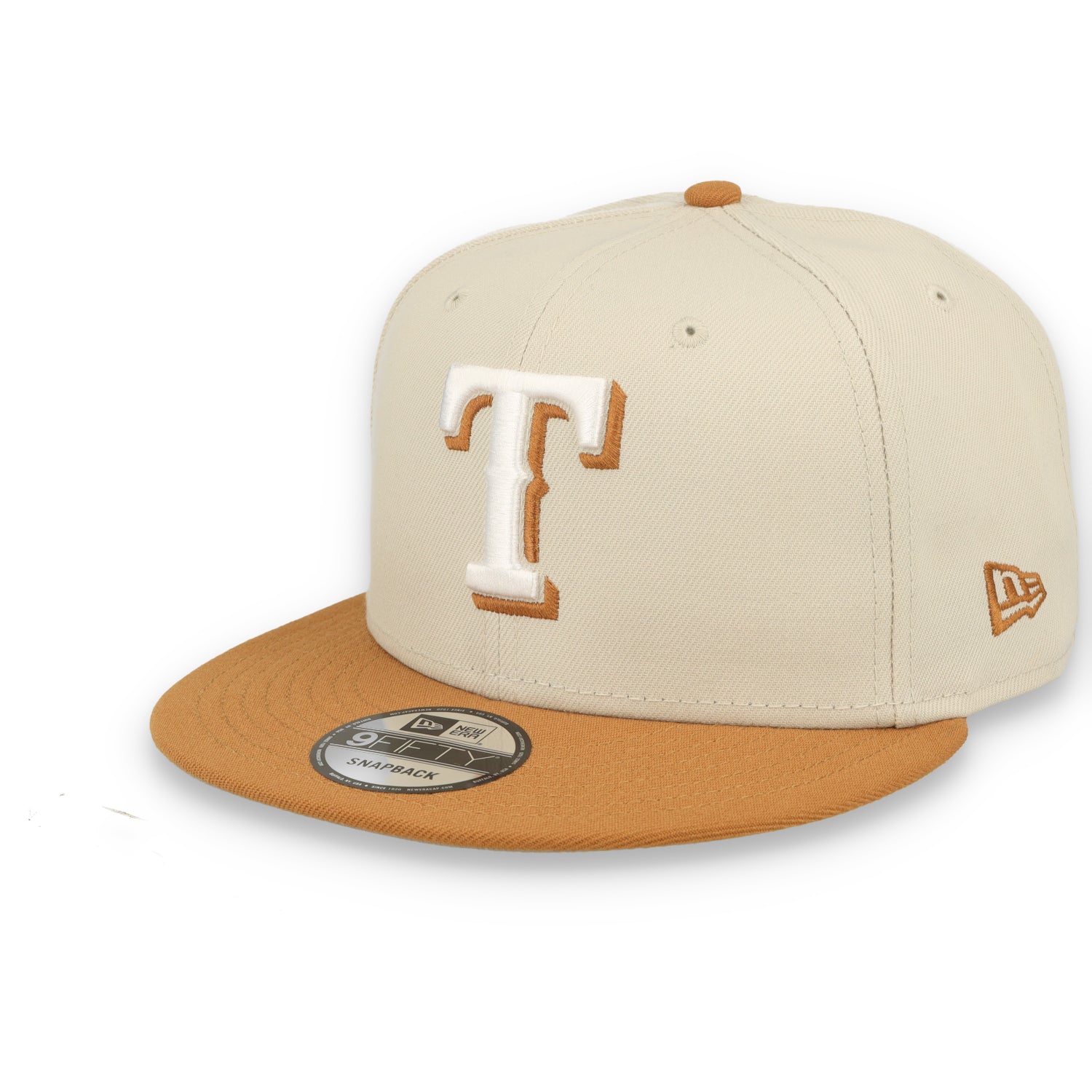 New Era Texas Rangers Color Pack 9FIFTY Snapback Hat-Stone/Light Bronze