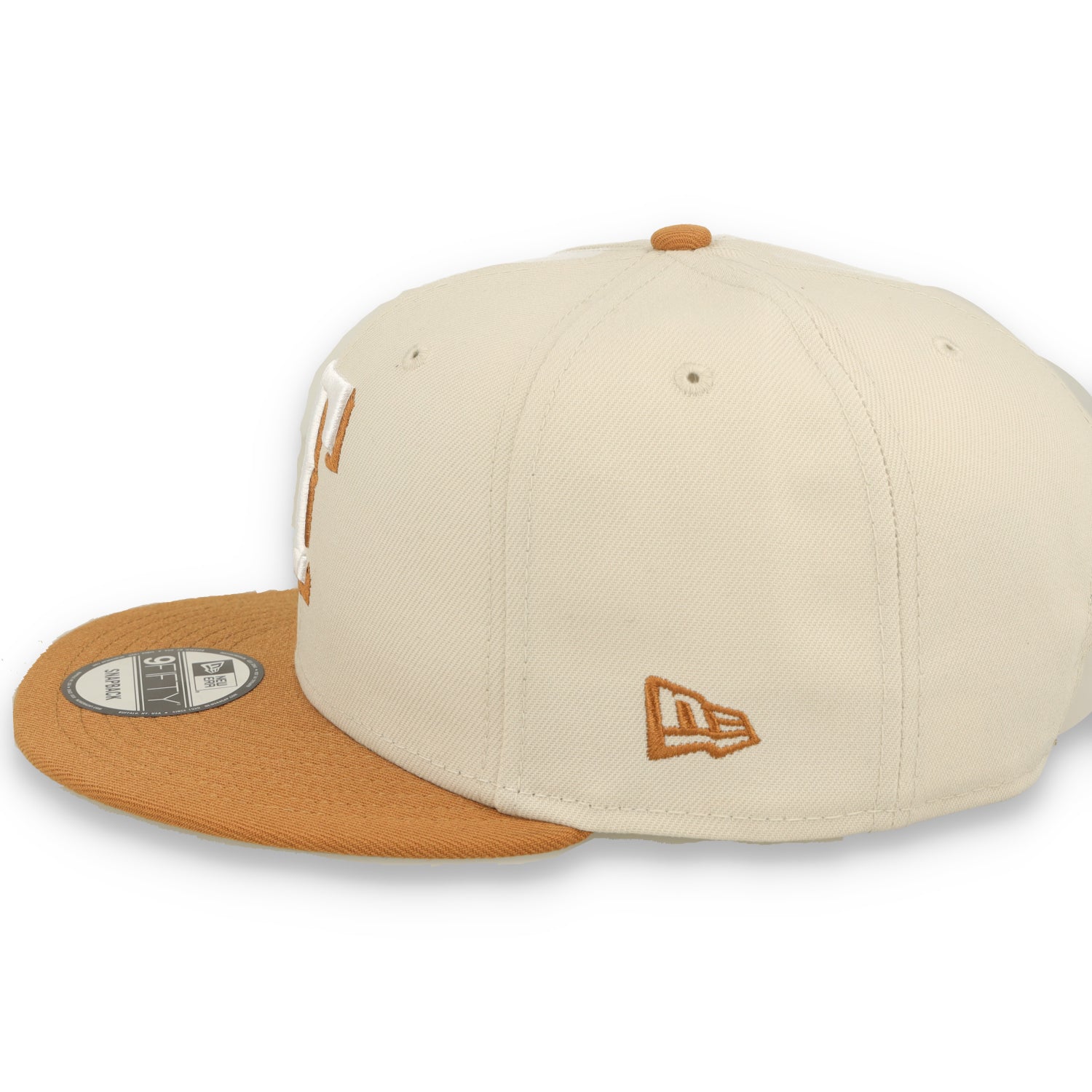 New Era Texas Rangers Color Pack 9FIFTY Snapback Hat-Stone/Light Bronze