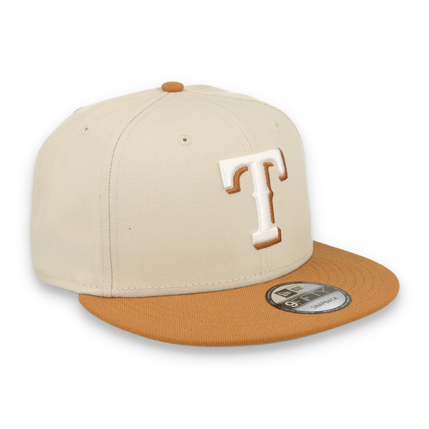 New Era Texas Rangers Color Pack 9FIFTY Snapback Hat-Stone/Light Bronze