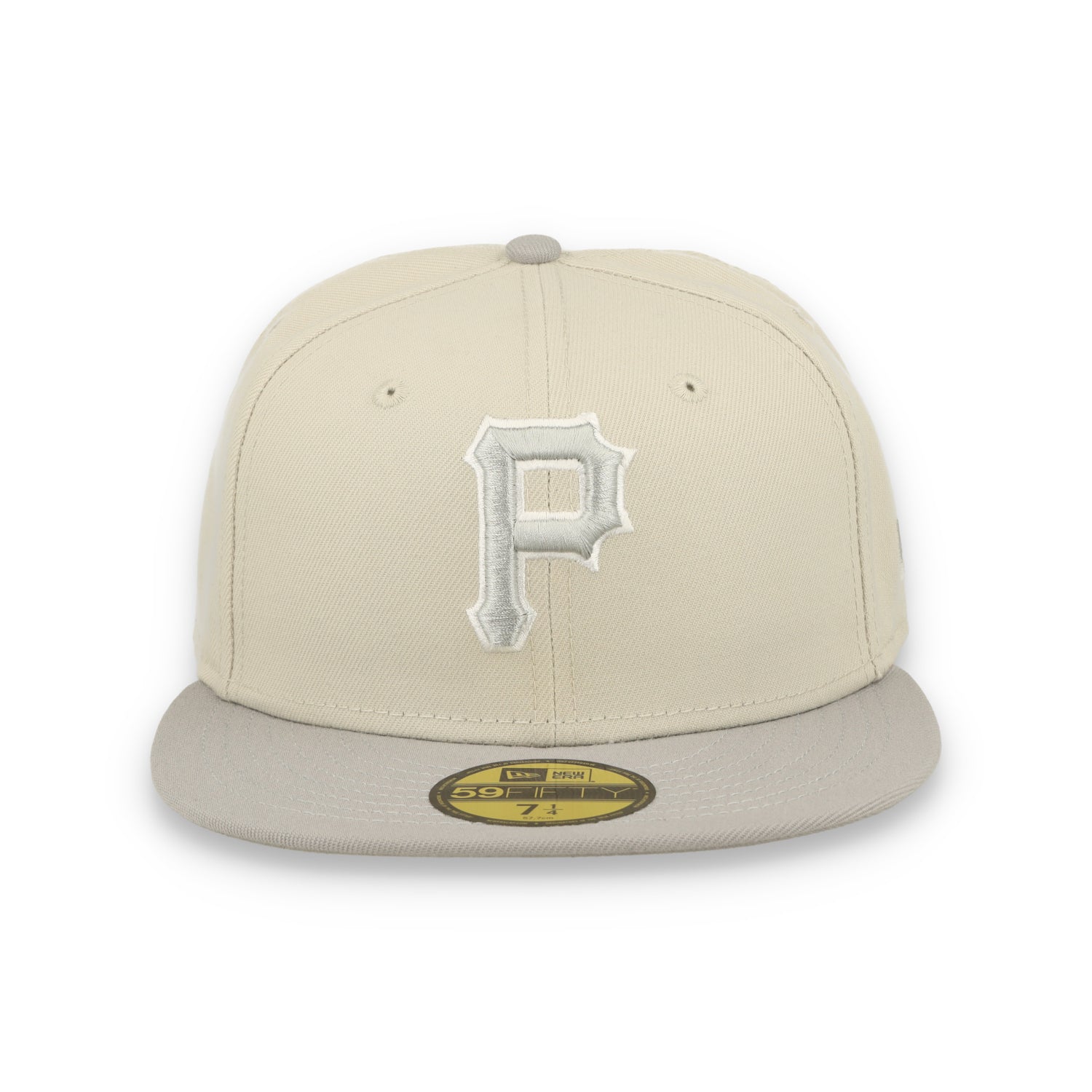 New Era Pittsburg Pirates TWO-TONE COLOR PACK 59FIFTY Fitted hat-Khaki/Gray