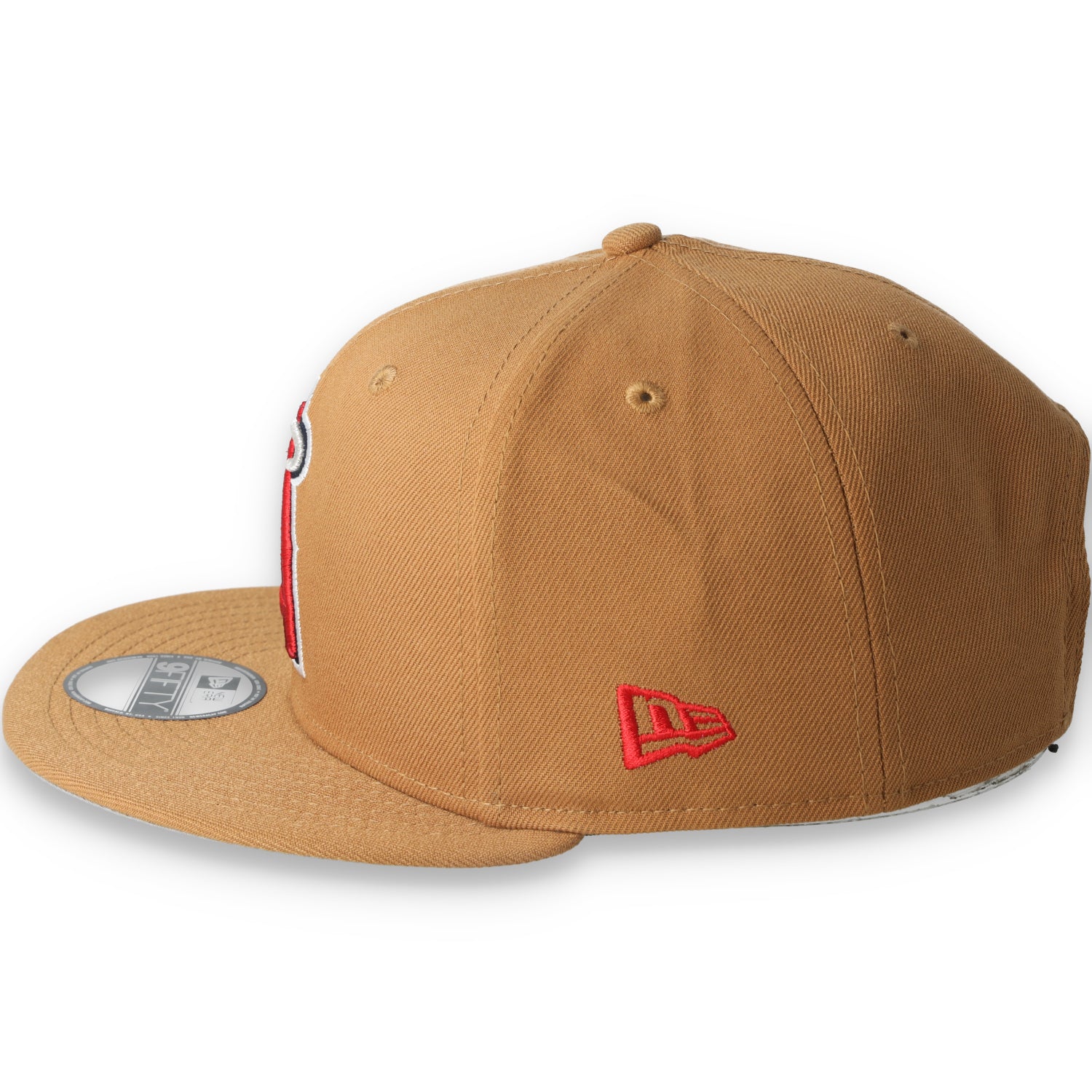 New Era Los Angeles Angels Color Pack 9FIFTY Snapback Hat-Light Bronze