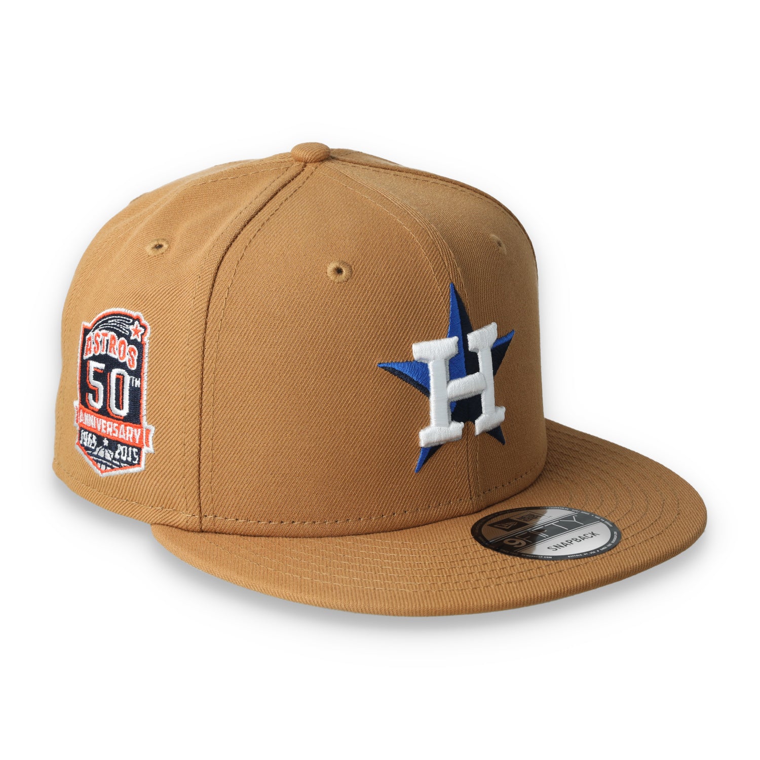 New Era Houston Astros Color Pack 9FIFTY Snapback Hat-Light Bronze