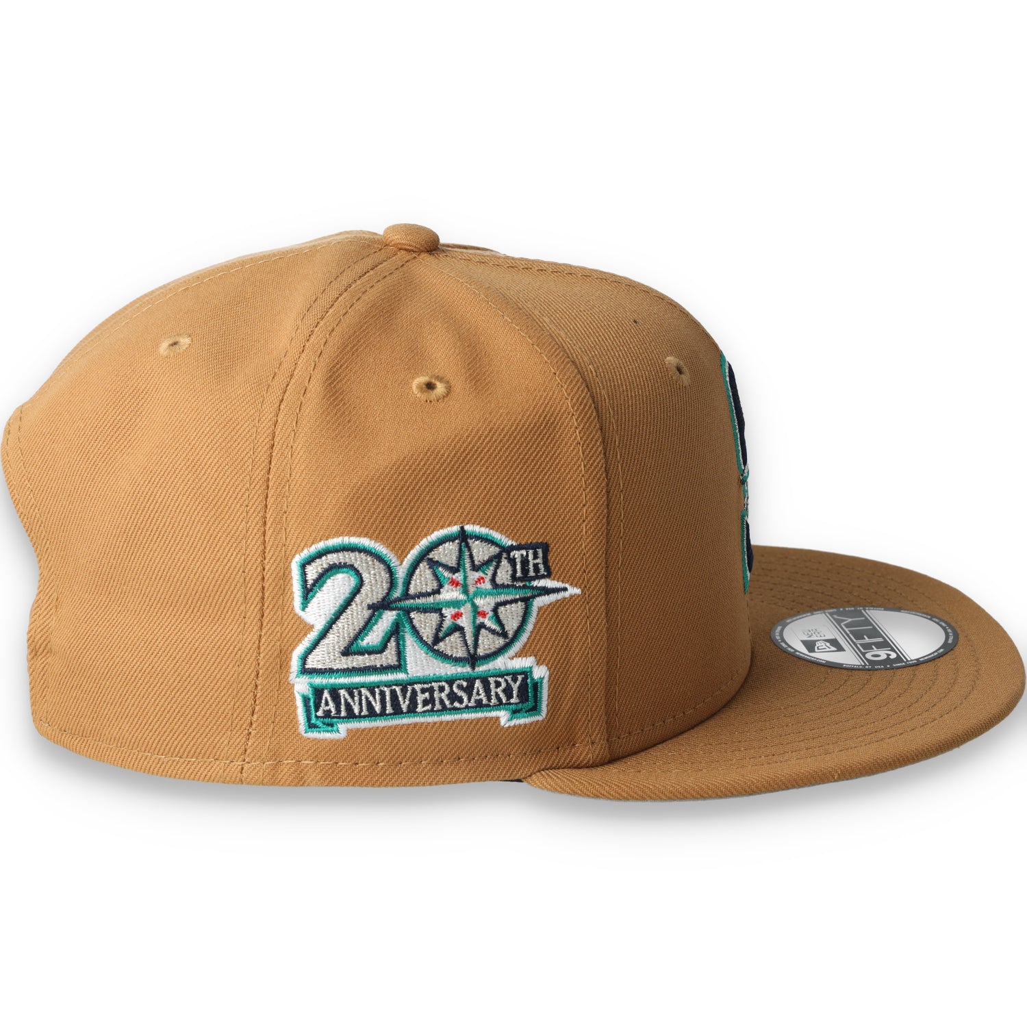New Era Seattle Mariners Color Pack 9FIFTY Snapback Hat-Light Bronze