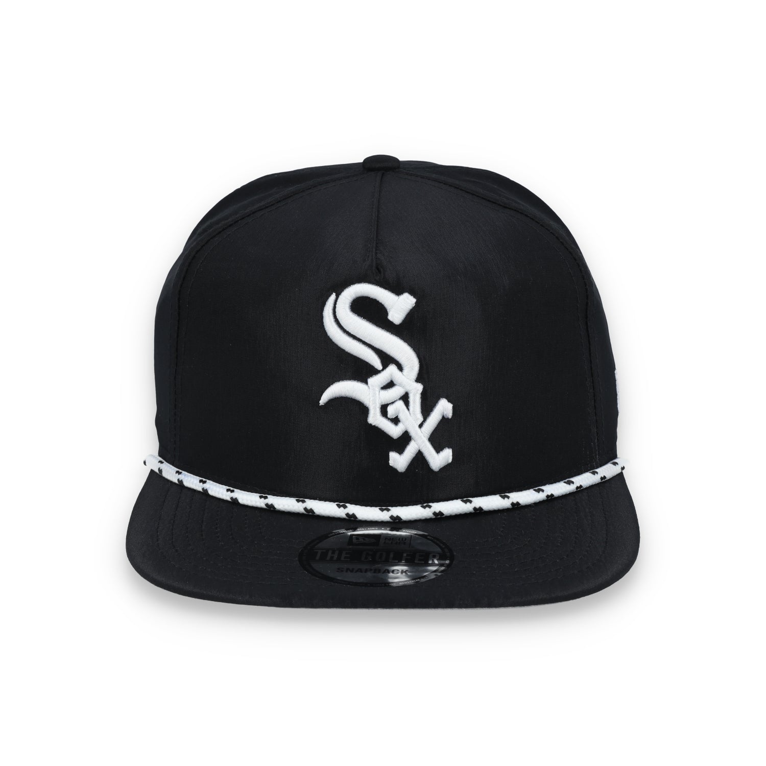 New Era Chicago White Sox Golfer Team Rope Snapback Hat - Black
