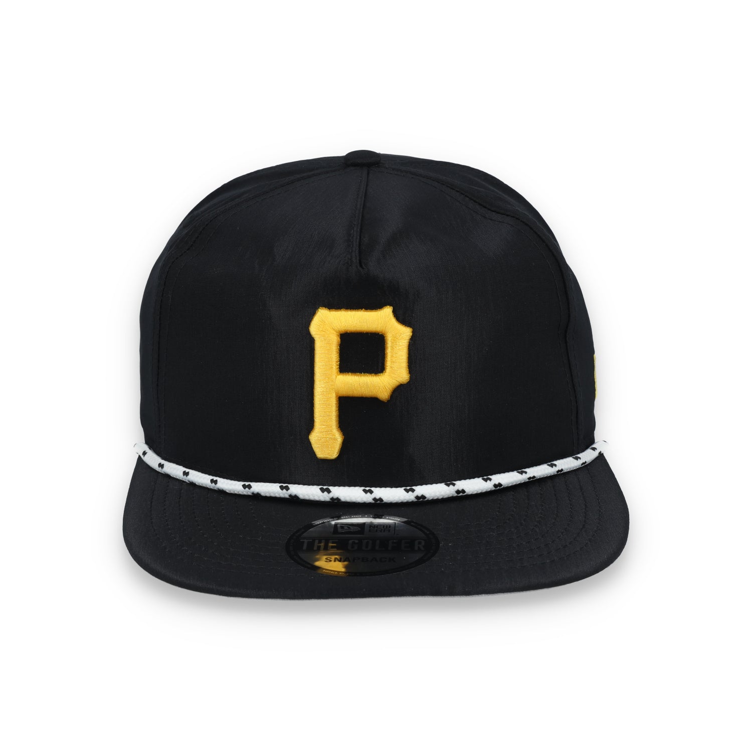New Era Pittsburgh Pirates Golfer Team Rope Snapback Hat - Black