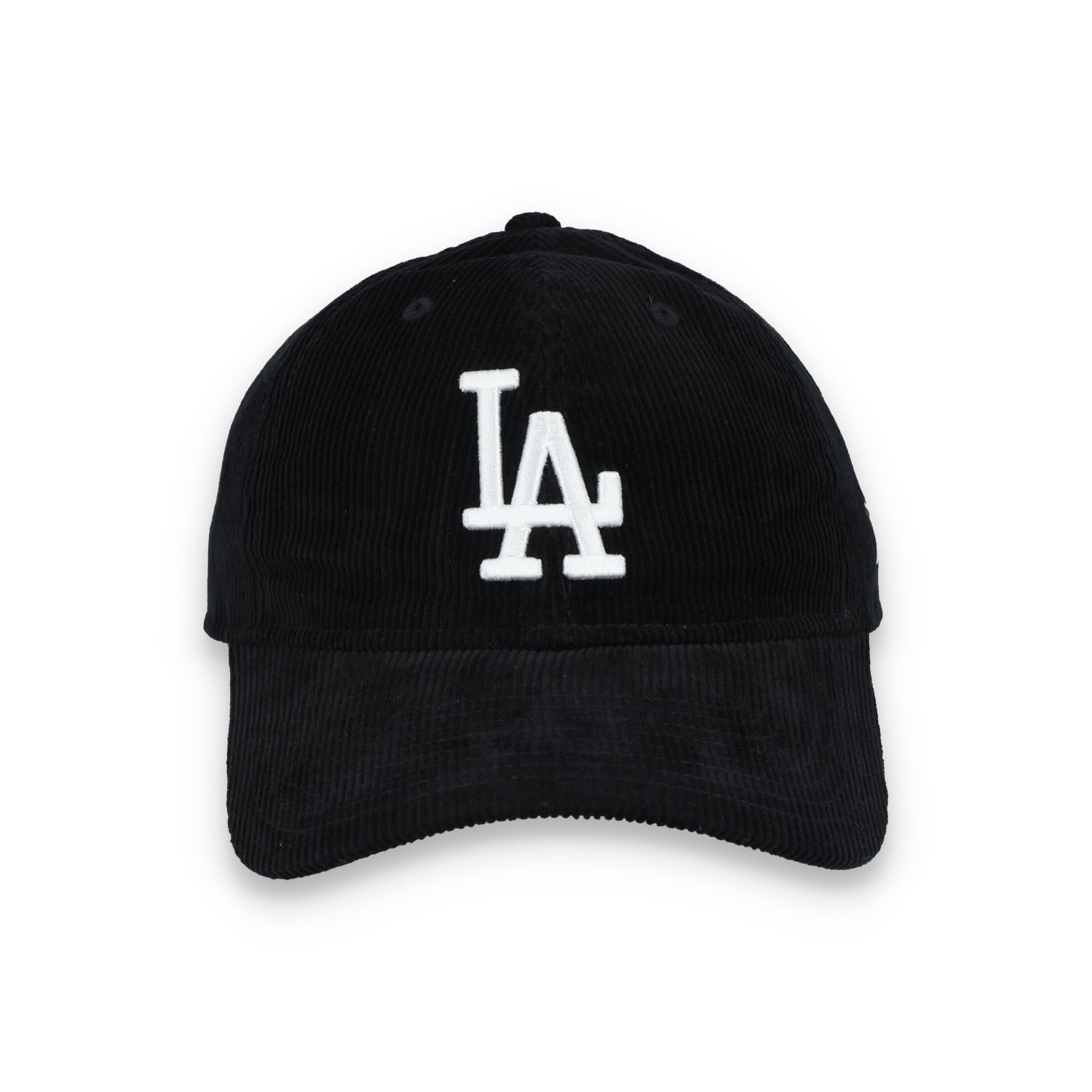New Era Los Angeles Dodgers Corduroy 9TWENTY Adjustable Hat-Black/White