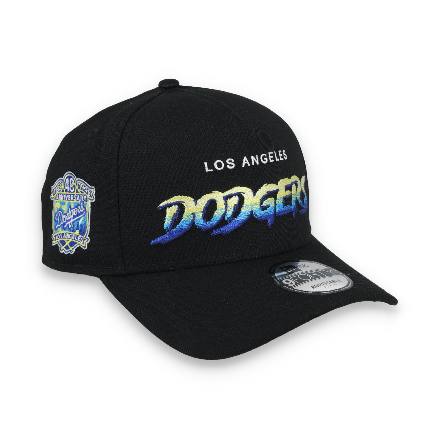 New Era Los Angeles Dodgers A-Frame 9FORTY Adjustable Hat-Black