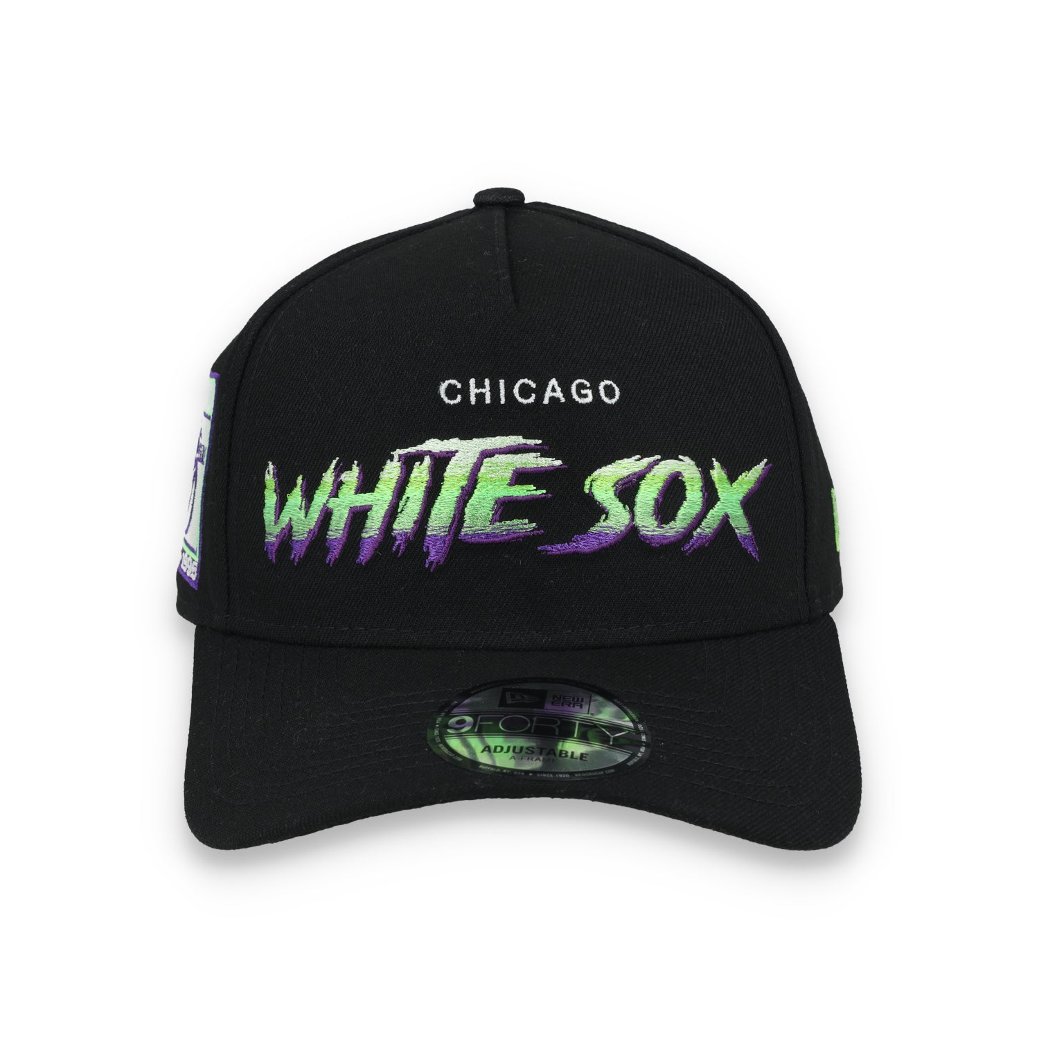 New Era Chicago White Sox 95th Anniversary Patch A-Frame 9FORTY Adjustable Hat