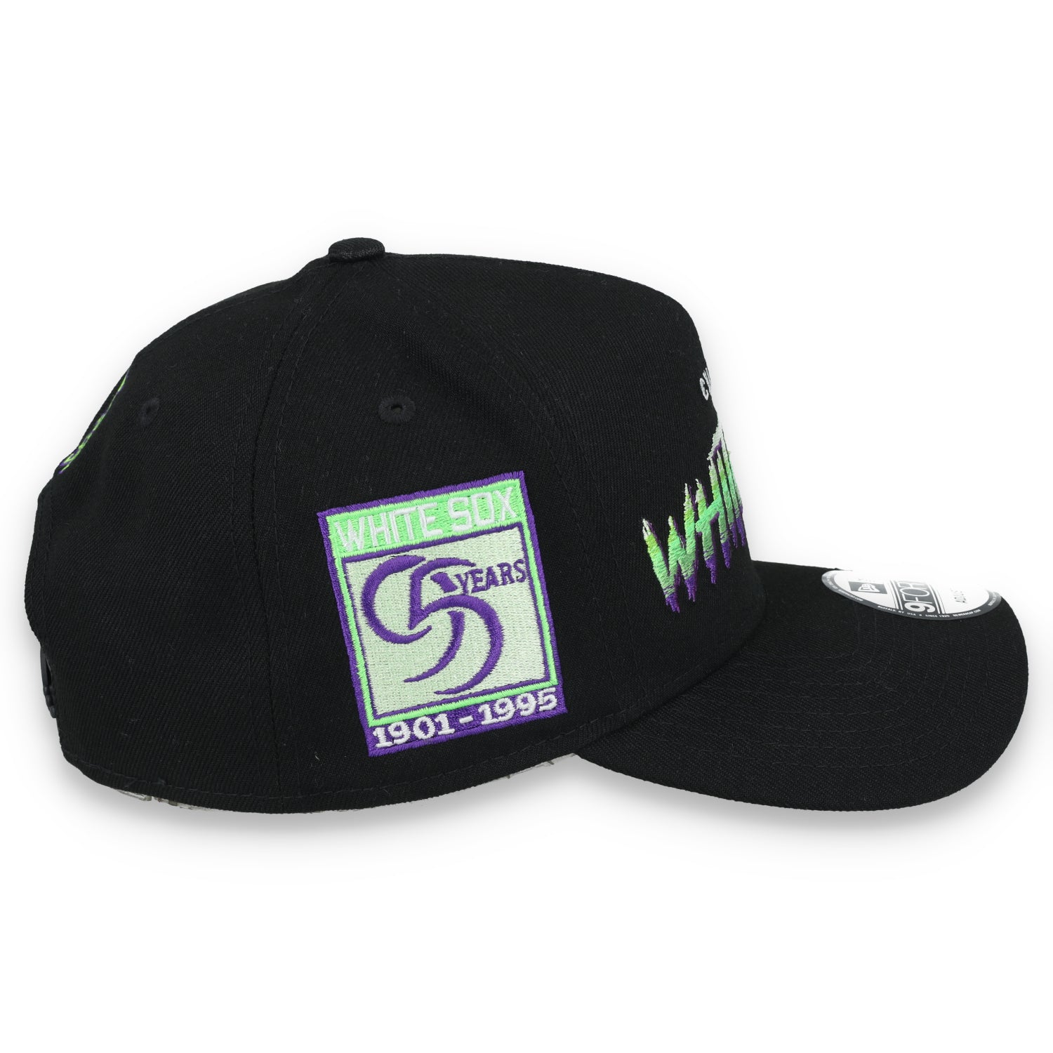 New Era Chicago White Sox 95th Anniversary Patch A-Frame 9FORTY Adjustable Hat