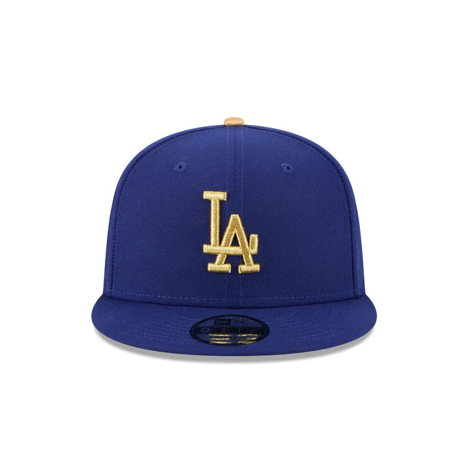 New Era Los Angeles Dodgers 2024 World Series Side Patch 9FIFTY Snapback Hat-Royal/Gold