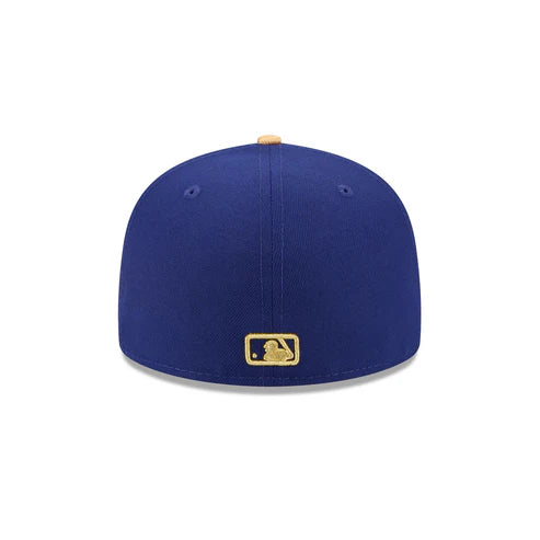 New Era Los Angeles Dodgers 2024 World Series Champions 59FIFTY Fitted Hat-Royal/Gold