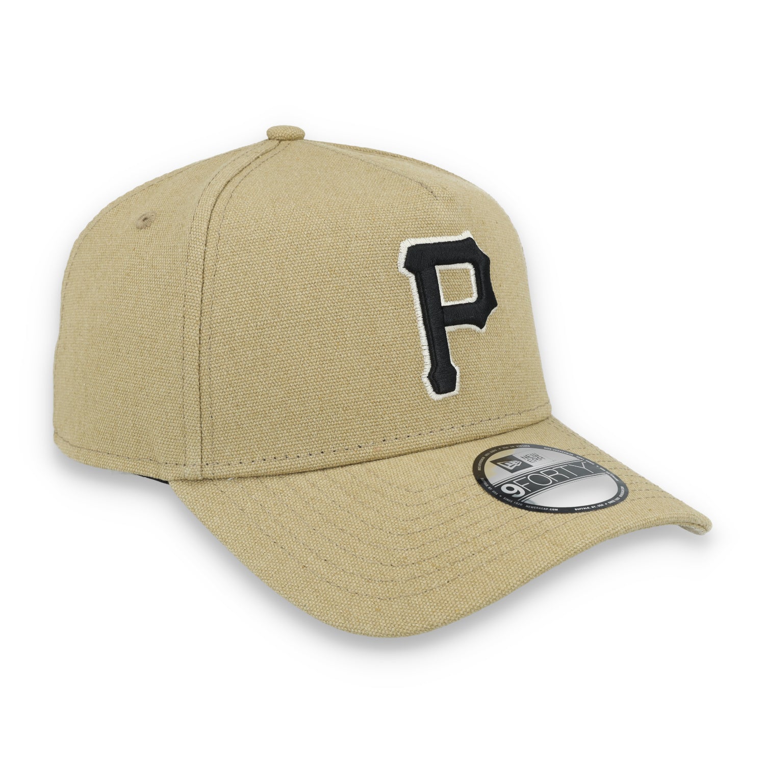 New Era Pittsburgh Pirates Logo Essentials A Frame 9FORTY Adjustable Hat
