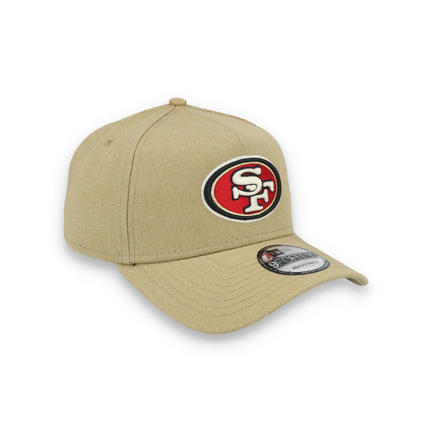 New Era San Francisco 49ers Logo Essentials A Frame 9FORTY Adjustable Hat