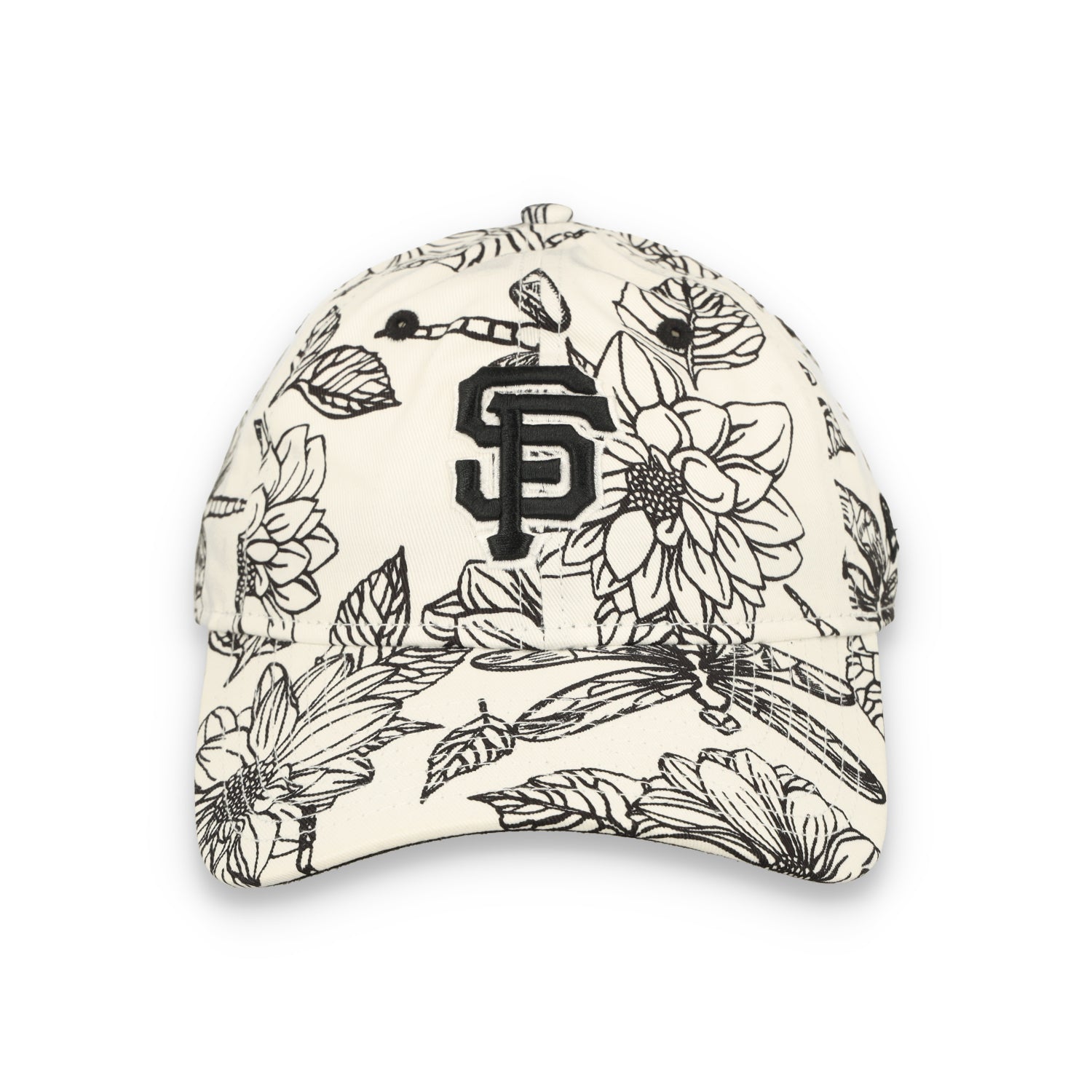 New Era Women's San Francisco Giants Floral 9TWENTY Adjustable Hat-White/Black