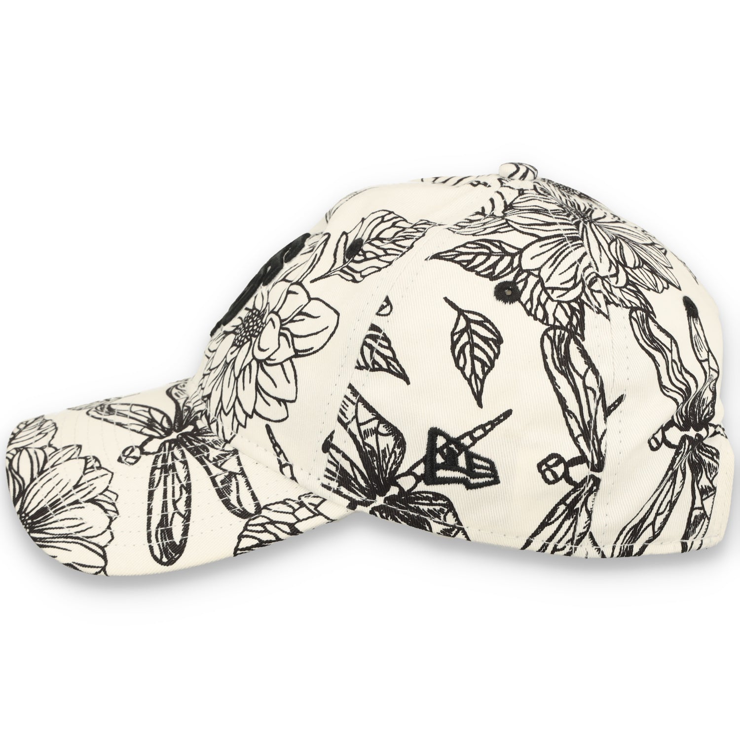 New Era Women's San Francisco Giants Floral 9TWENTY Adjustable Hat-White/Black