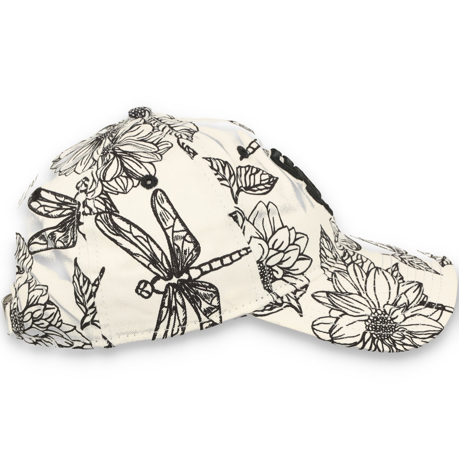 New Era Women's San Francisco Giants Floral 9TWENTY Adjustable Hat-White/Black