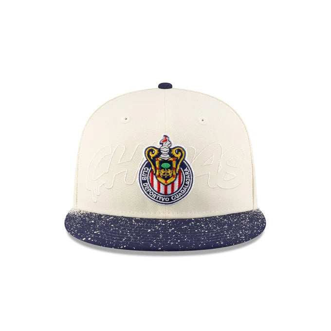 New Era Chivas De Guadalajara Splattered Visor 59FIFTY Fitted Hat