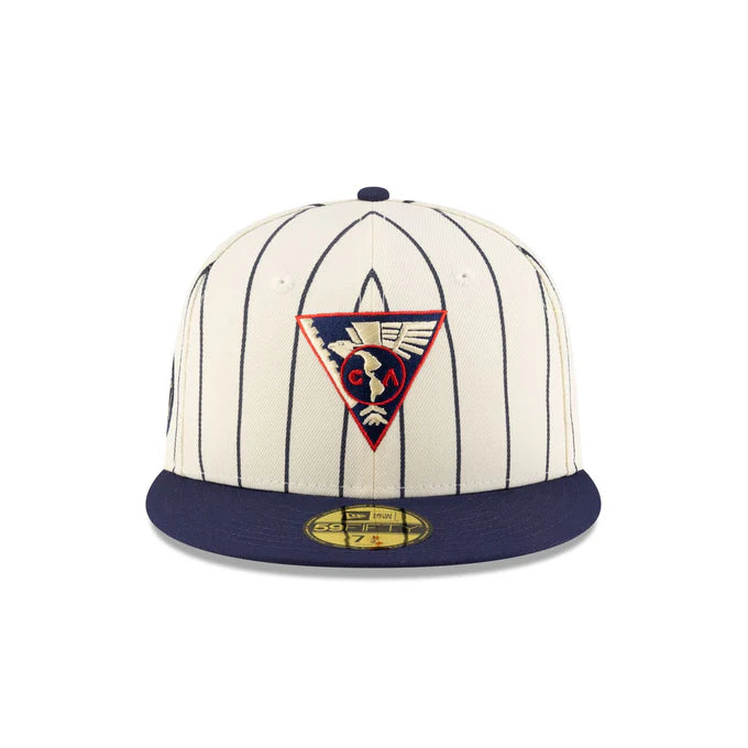 New Era Club America Retro Pinstripe  59FIFTY Fitted Hat