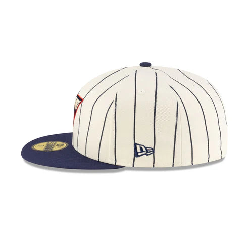 New Era Club America Retro Pinstripe  59FIFTY Fitted Hat
