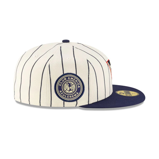 New Era Club America Retro Pinstripe  59FIFTY Fitted Hat